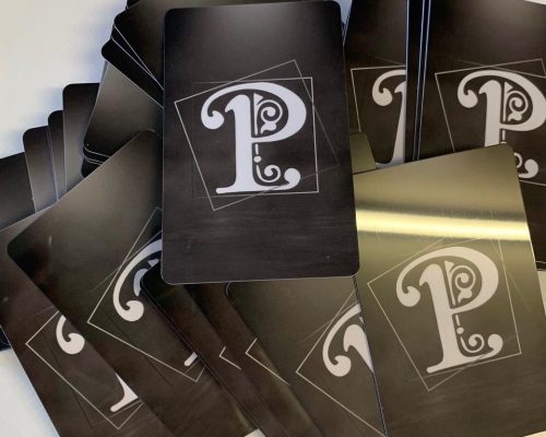 Cartes PVC avec options